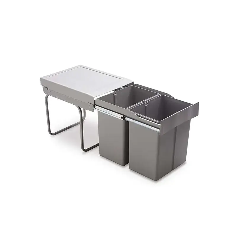 Obniżka ceny Kosz, segregator na śmieci (2x21L) do szafki 400mm, ART.290