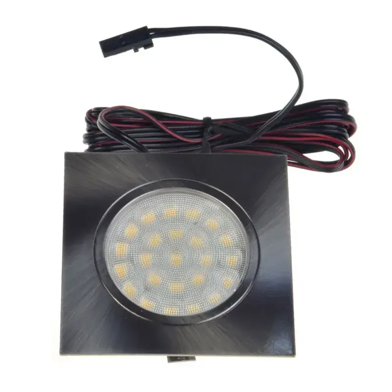 Łatwy zwrot Oprawa Meblowa LED Kwadratowa, DL-43, chrom