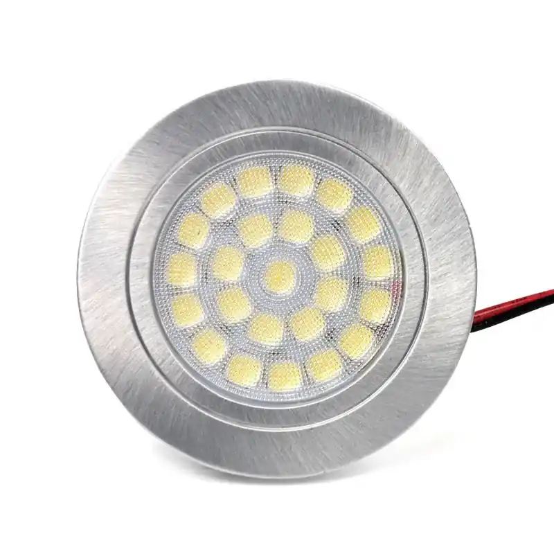 Oprawa Meblowa LED Okrągła, DL-42, aluminium, zimny biały ( Na Zamówienie ) Wyprzedaż
