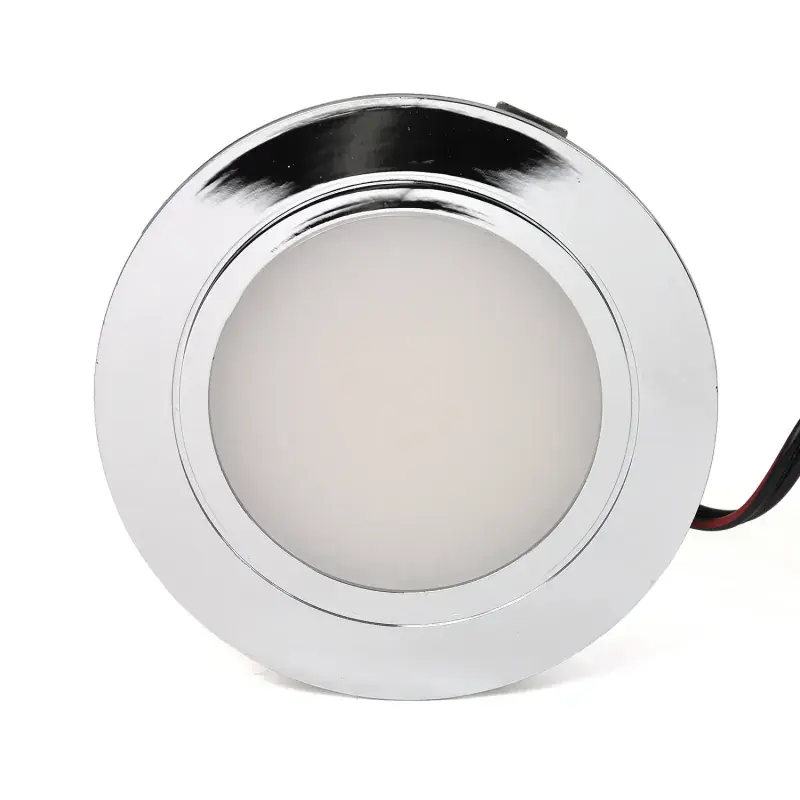 Hit cenowy Oprawa Meblowa LED Okrągła, DL-42, chrom, zimny biały