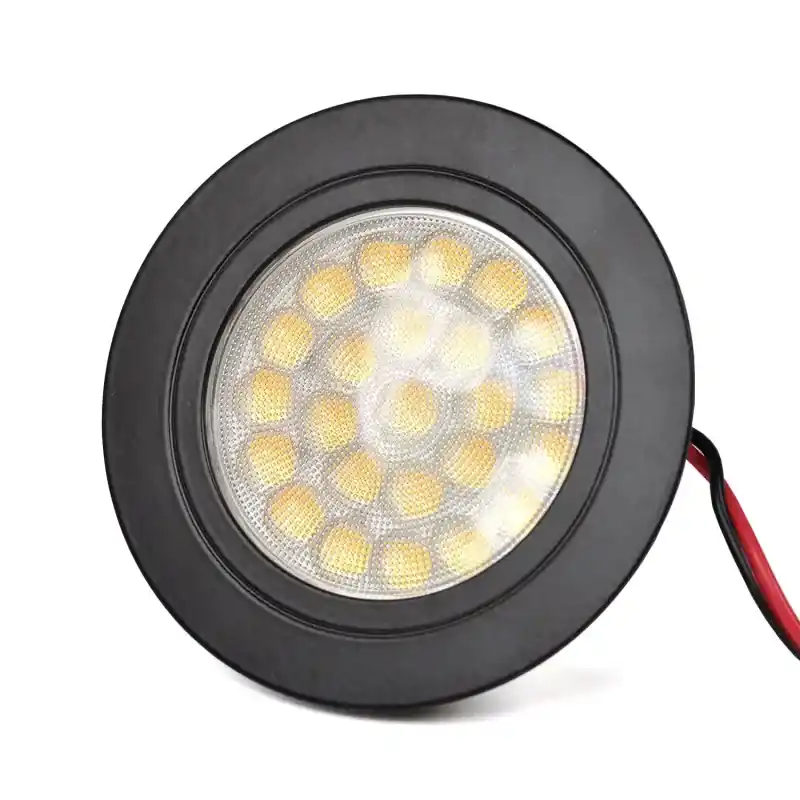 Oprawa Meblowa LED Okrągła, DL-42, Czarny, ciepły biały Nie przegap