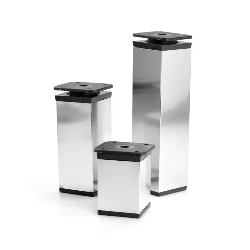 Nóżka kwadratowa chrom, 100 mm Oferta