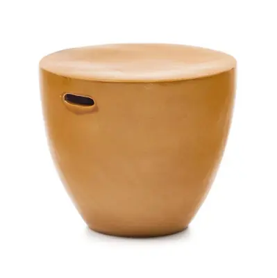 Ekspresowa dostawa Stolik Ogrodowy Mesquida 46 Cm Musztardowy Kave Home