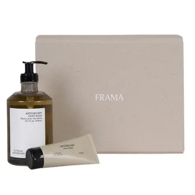Zestaw Upominkowy Żel Do Mycia Rąk I Krem Do Rąk Apothecary Frama Popularny