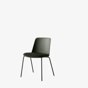 &Tradition krzesło tapicerowane RELY HW66 brązowozielone Oferta limitowana
