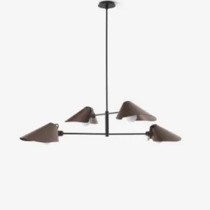 &Tradition lampa wisząca BONNET SC92 czarna / brązowa Oferta czasowa